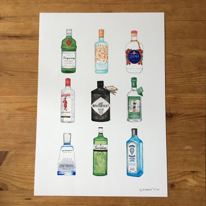 Gin print - unframed