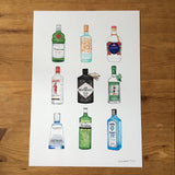 Gin print - unframed