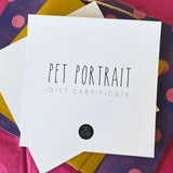 Pet Portrait - Gift Voucher